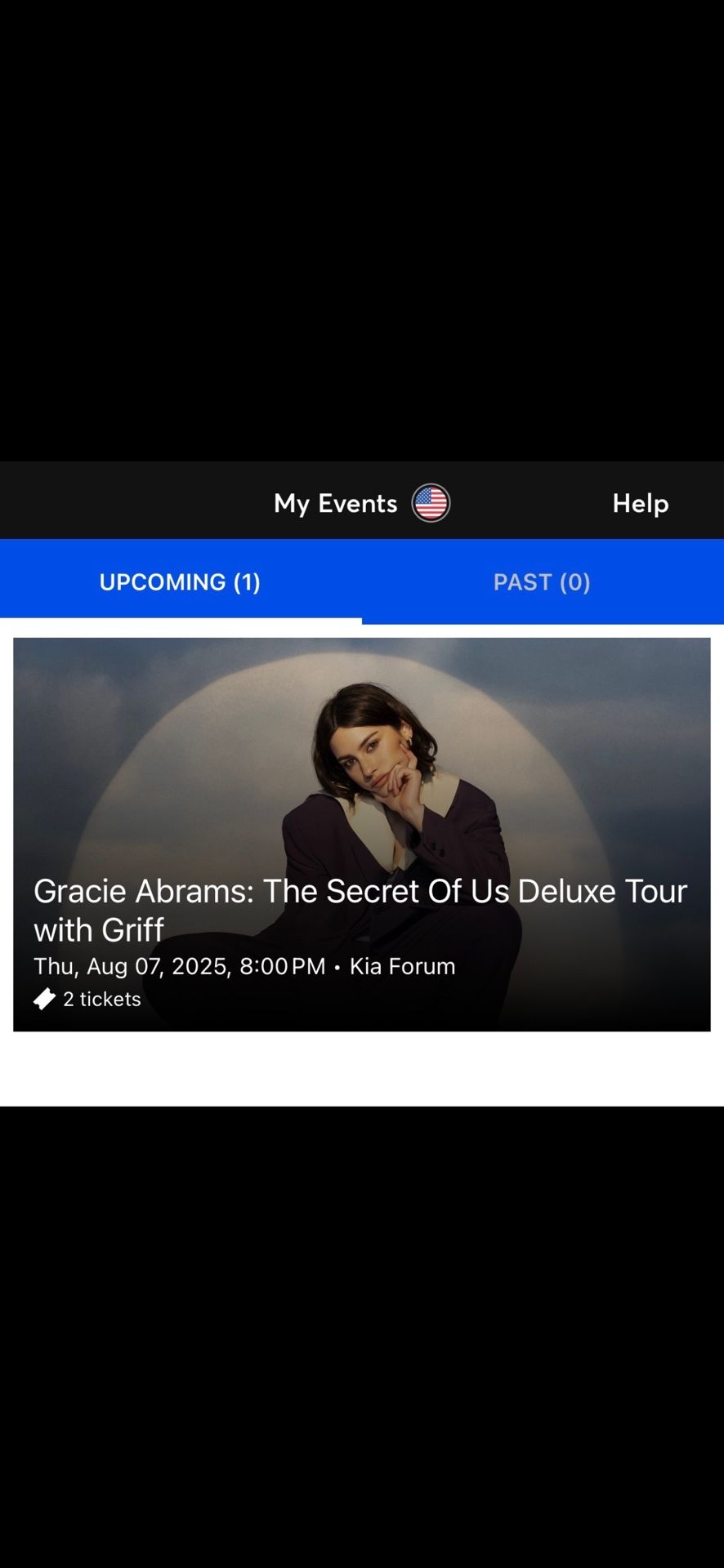 Gracie Abram’s Tickets 8/7 @ KIA Forum