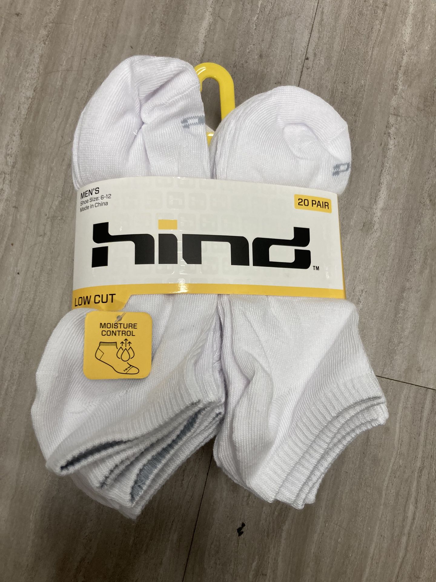 new hind men’s low cut socks 20 pairs