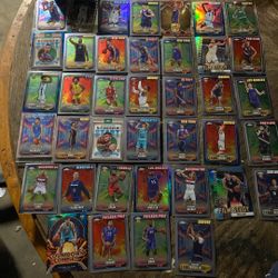 Basket Ball Cards Along With Football And Baseball Cards 