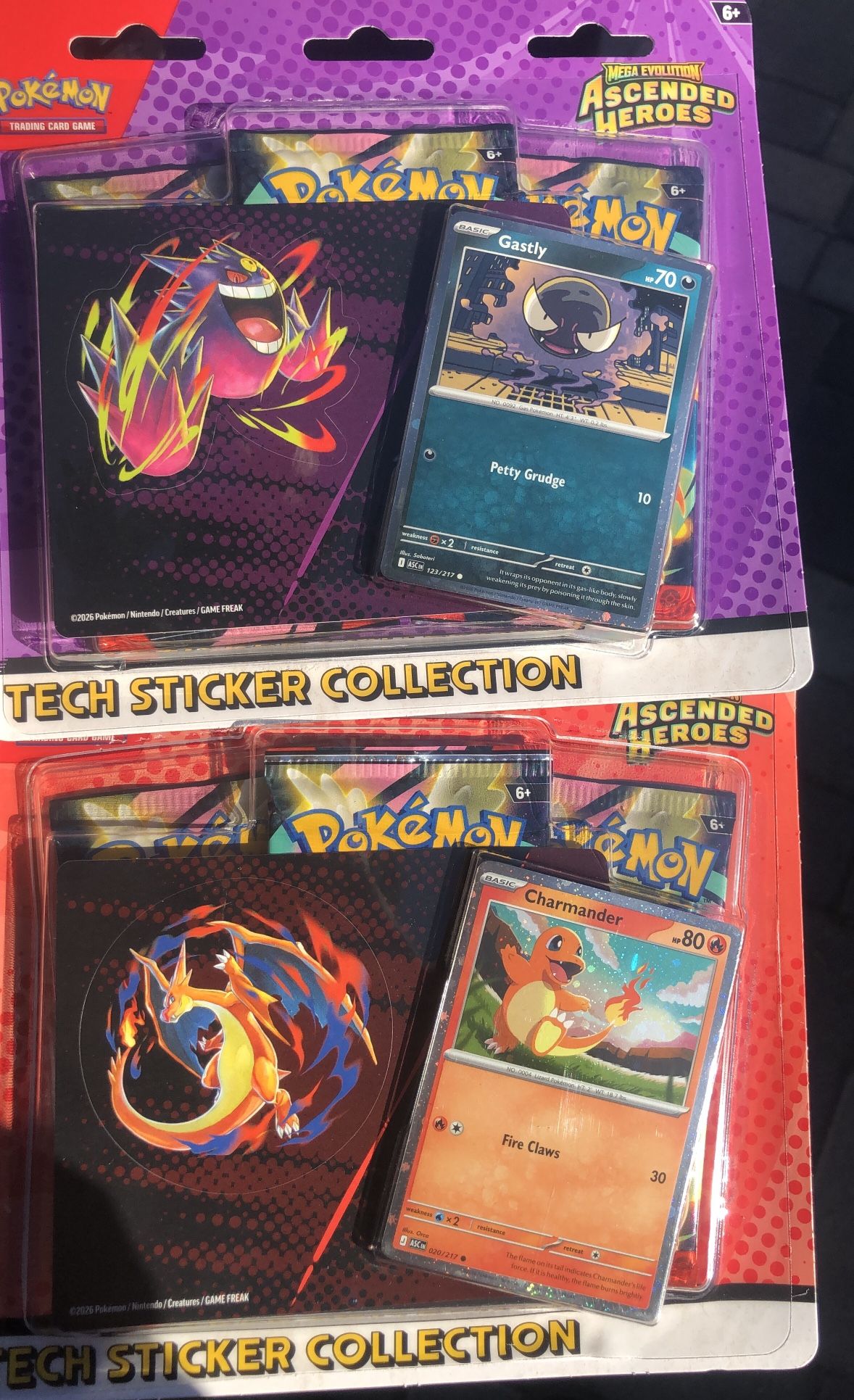 Ascended Heroes 3 Pack Tech Sticker Collection