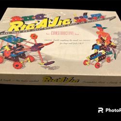 Vintage “Rig A Jig” Toys Creative Building Toy Set 