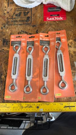Turnbuckles - set of 4 stainless steel
