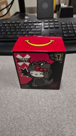 HELLO KITTY X GODZILLA MCDONALD'S COLLAB