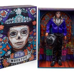 2023 Dia De Los Muertos Day of the Dead Ken Barbie Signature Collectible 