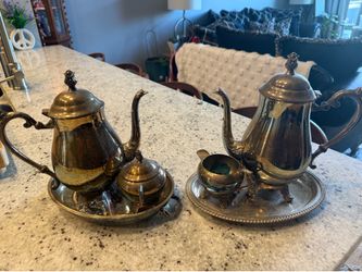 Silver coffee tea set