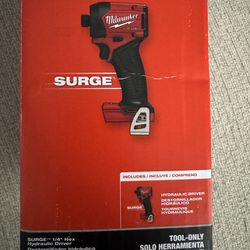 Milwaukee m18 surge 1/4 hex impact