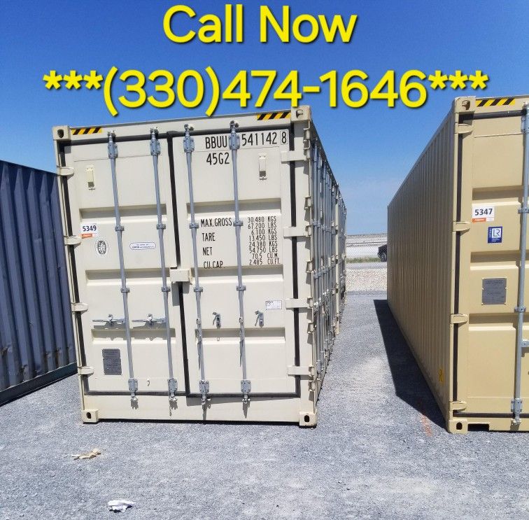 20FT / 40FT Wind And Water Tight Shipping Containers. Conex Sea Cans. New And Used! Indestructible Storage! Payment Plans! Call Us! 330-474-1646