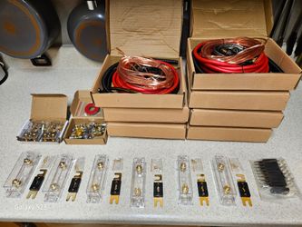 New 4 ga amp install kits and100a fuse blocks