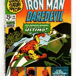 MARVEL SUPER-HEROES #30 (1970) IRON MAN & DAREDEVIL | SAL BUSCEMA | BRONZE AGE