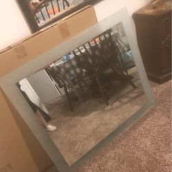 Wall , Restroom Mirror   $30. New Still in box Has hanging Prongs On Back For Sturdy Hold. 