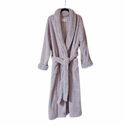 Carole Hochman Ladies honeycomb Textured Plush Wrap Robe Womens Large