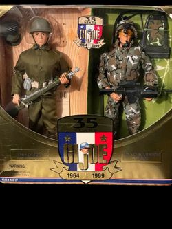 Rare 35th Anniversary GI Joe 2 Figure Chase Set