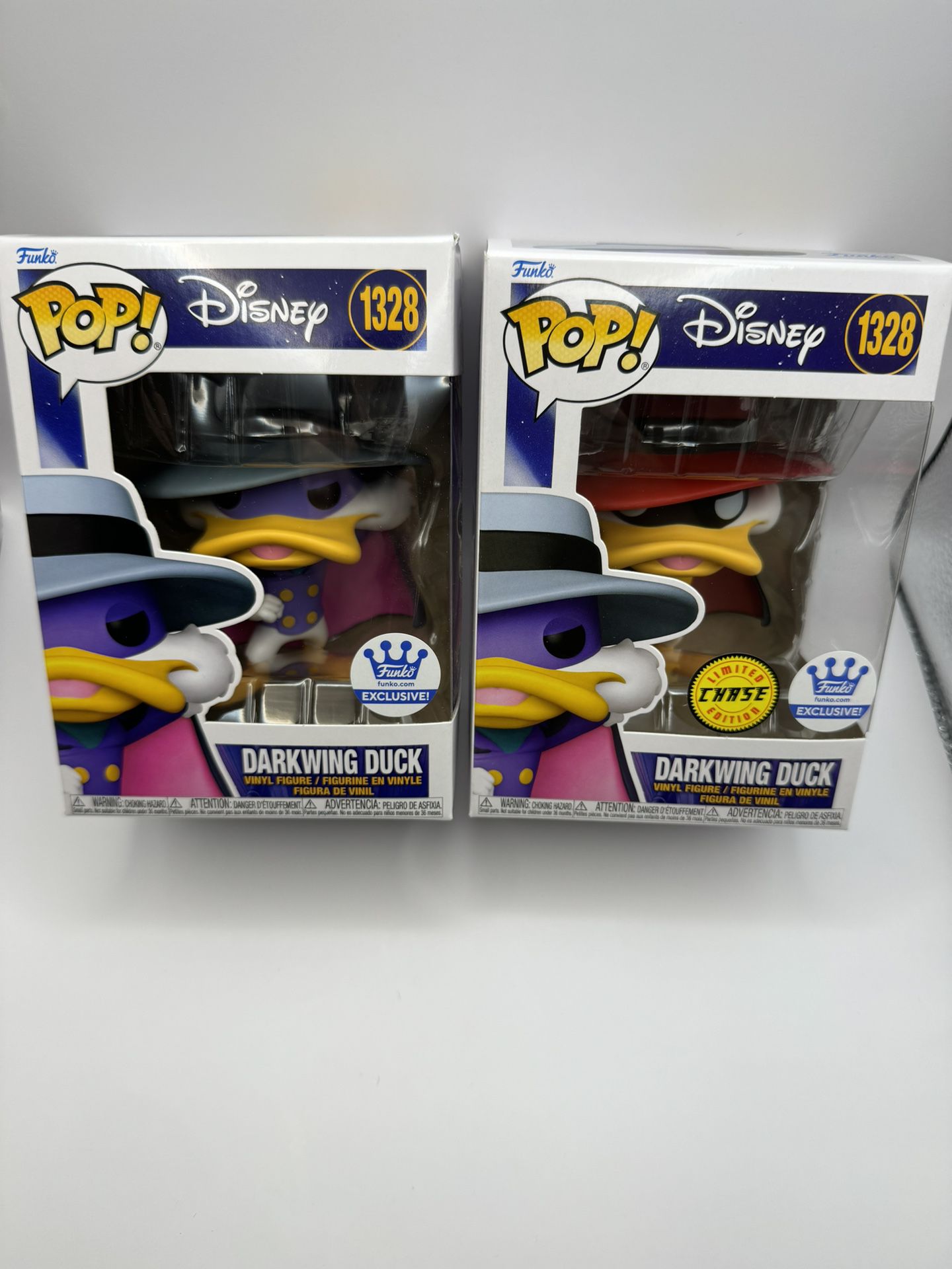 Funko Pop! Disney Darkwing Duck #1328 Combo w/ Limited Edition Chase