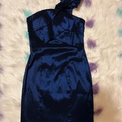 Vestido azul marino size M juniors