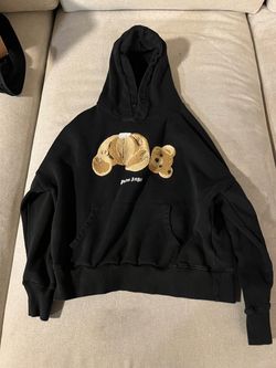 Palm Angels Bear Hoodie Black