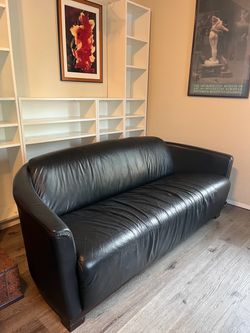 Leather Loveseat