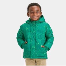 Toddler Boys' Heavy Weight Puffer Jacket - Cat & Jack