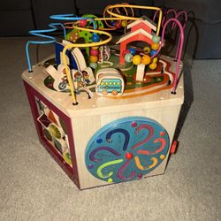 B. Toys Wooden Activity Cube