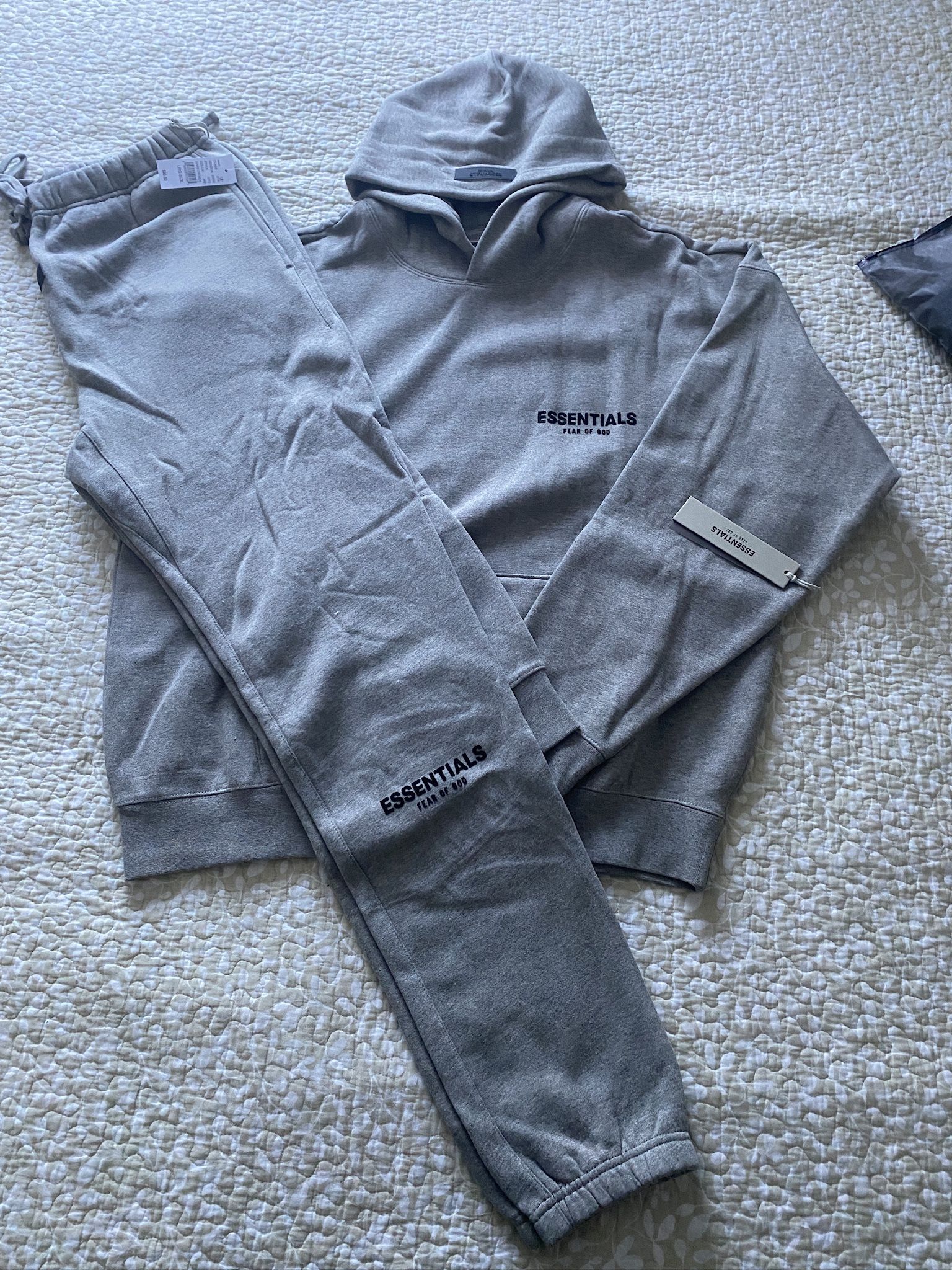 Essentials SS22 Set “Dark Oatmeal” Sz Large