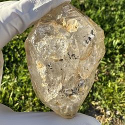 Natural Double Terminated Quartz Crystal 125g Golden Healer Included Specimen Rough