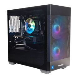 PowerSpec G240 Gaming PC – RX 6750 XT 12GB | Intel i5-14400F | 16GB DDR5 | 1TB SSD