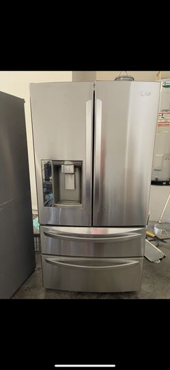 Lg Refrigerator French Door Stainless Steel 