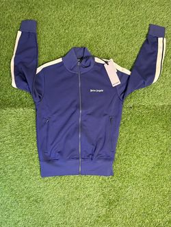 Size S - Palm Angels Navy Blue Track Jacket