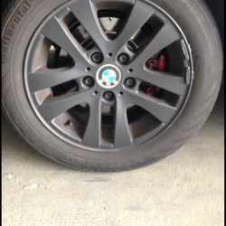 2007 328xi wheels with tires 5x120