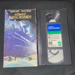 Edward Scissorhands (VHS, 1991) Johnny Depp Winona Ryder