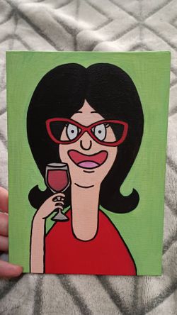 Linda Belcher Bob's Burgers Fan Art Painting