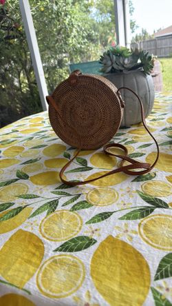 Straw bag