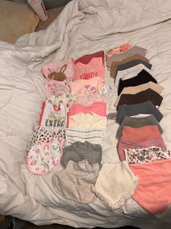 Babygirl Bibs & Burpcloths