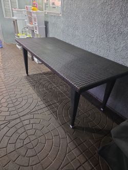 Dark Brown Outdoor table