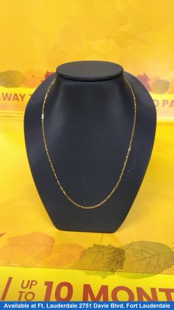 Figaro Chain - Yellow Gold 18k (.750) 2.3 grams 24 inch