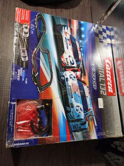 Carrera digital slot cars and slotcar track a ton of money invested, huge layout many cars