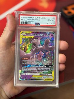 Psa 10 Mewtwo & Mew GX