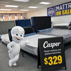 Queen Casper Mattress And Frame
