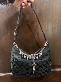 Vintage Coach Clip Shoulder Bag