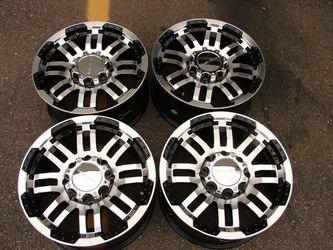 ----- 18" POLISHED 8-LUG CHEVY DODGE WHEELS -----