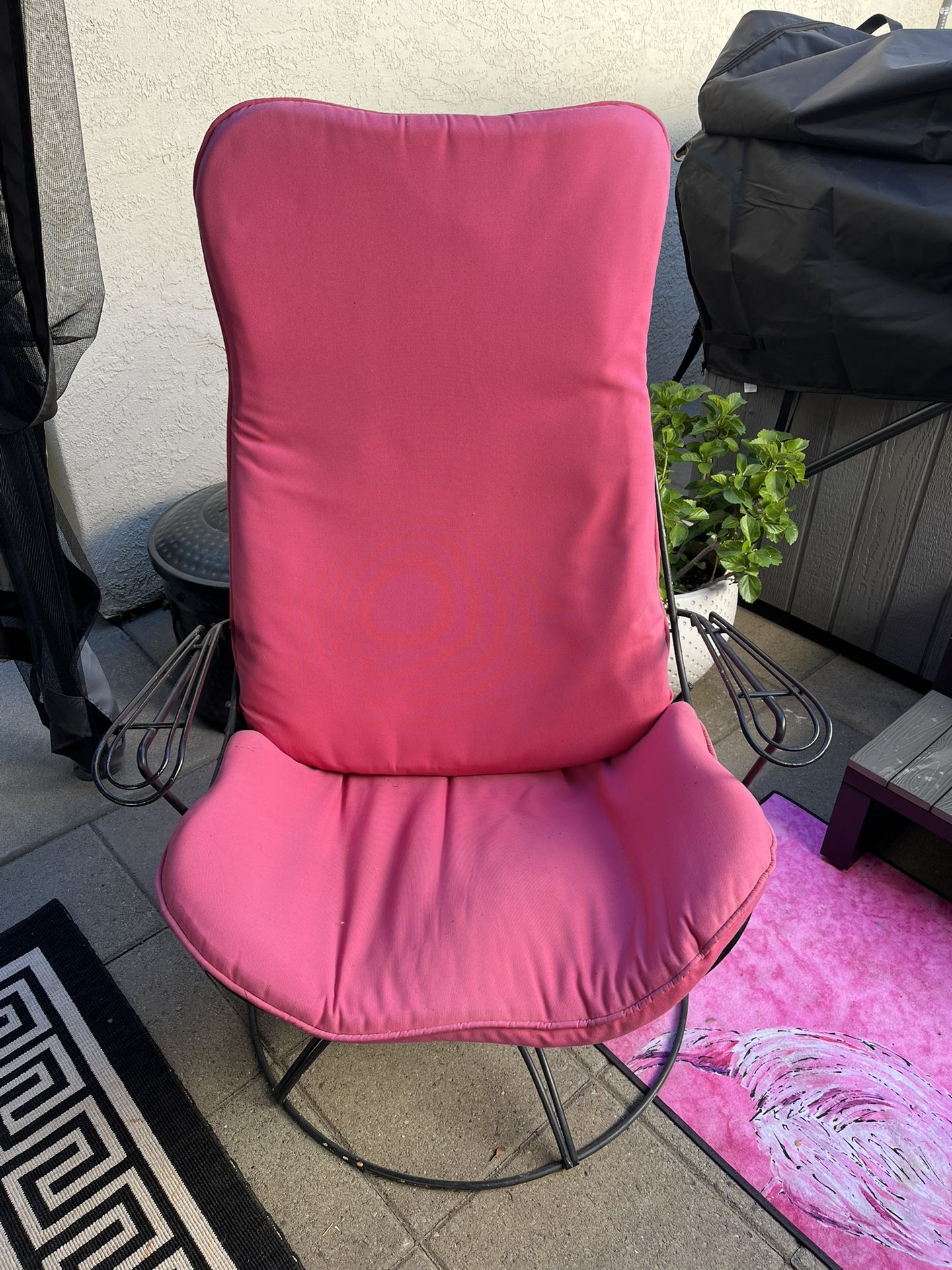 Vintage Wire Swivel Rocker