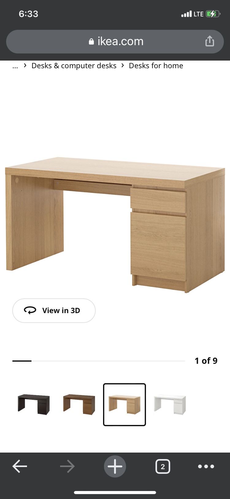 IKEA Malm Desk