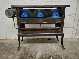 One hundred years old stove and working condition