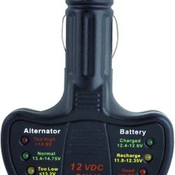 12V Battery/Alternator Tester from CHICAGO Electric Power Tools