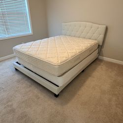 Queen Sized Upholstered Bed