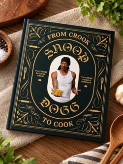📚 Snoop Dogg “From Crook to Cook” Hardcover Cookbook