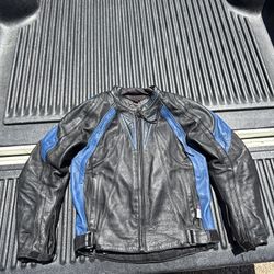 First Racing Leather Jacket (sz S)
