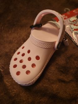 Crocs key chain and coin holder. With Hello kitty