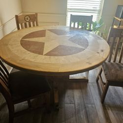 Table And Four Chairs 