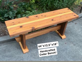 Cedar Outdoor Bench