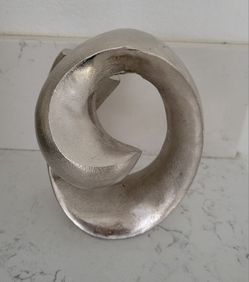 Elegant, Contemporary Tabletop Metal Sculpture 